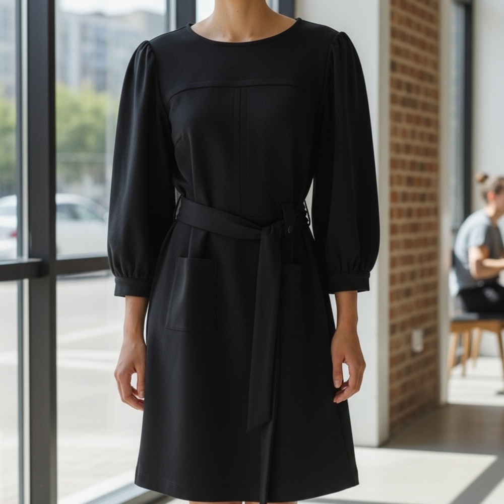 NWOT Simply Vera Vera Wang Black Dress